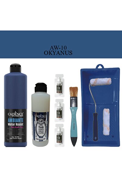 Cadence Fayans Tezgah B.-Ambiente Islak Zemin Aw-10 Okyanus 500Ml Katalizör 3...