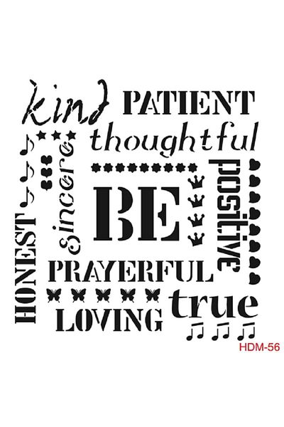 Cadence Home Decor Stencil Hdm056 ( 25 X 25 )