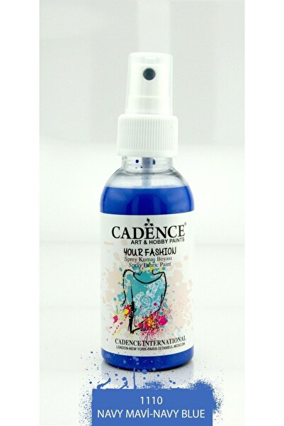 Cadence 1110 Navy Mavi Sprey Kumaş Boyası