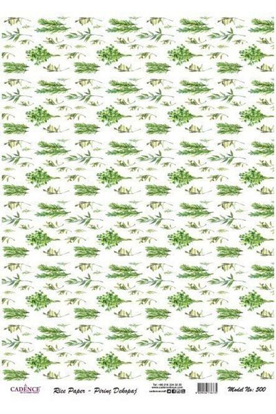 Cadence Rice Decoupage - Model 500