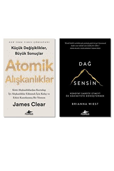 Pegasus Yayınları Atomik Alışkanlıklar – Dağ Sensin 2 Kitap Set James Clear Brianna Wiest