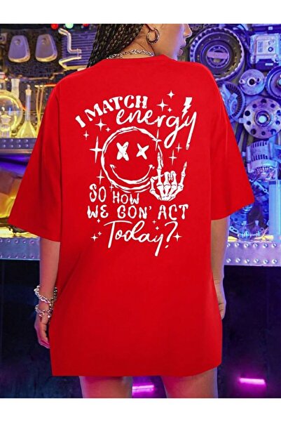 Vordevia Štampana majica prevelikog kroja