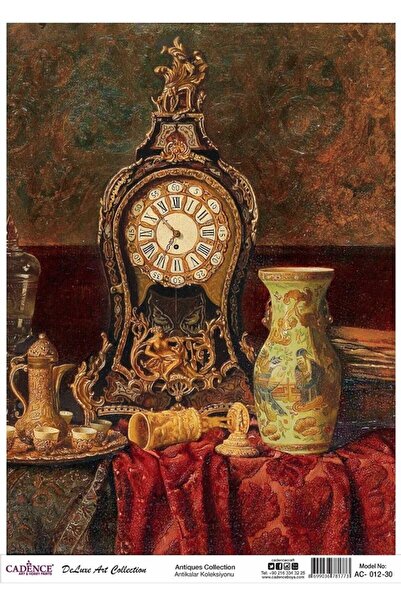 Cadence Ac 12 Antikalar Koleksiyonu Pirinç Dekopaj 30x42cm