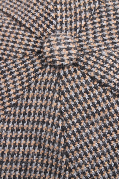 cappello Brown Stamped English Cap Model Hat - Capksktr02