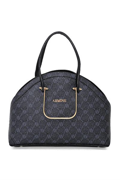 Armine 365 Women's Shoulder Bag Black Printed