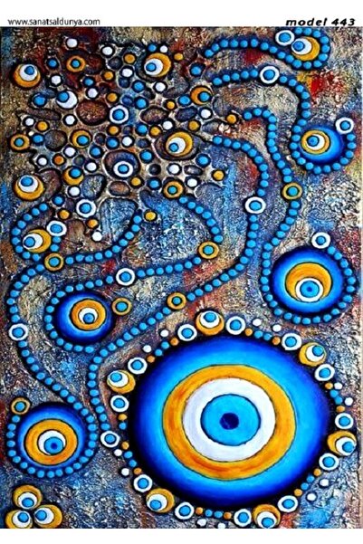 Sanatsal Dünya &tela Transfer Model-443