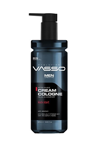 Vasso Men Tıraş Sonrası Tahrişi Önleyici Krem Kolonya (BALSAM) Kick Start 370 ml
