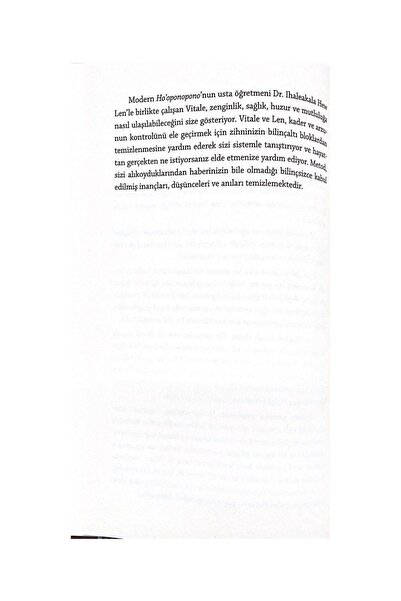 Pegasus Yayınları Zero Limit: Antik Hawai Ho'oponopono Öğretisi - Joe Vitale