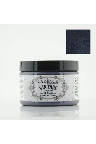 Cadence Vintage Legend - Antik Eskitme Boyası Vl10 - Koyu Arduvaz Gri