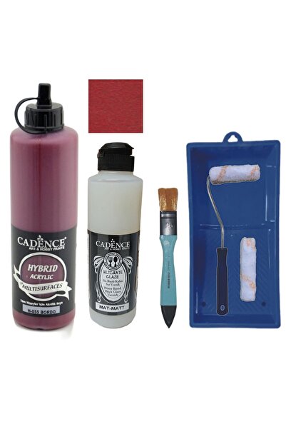 Cadence Mobilya Boyası-Cadence Multisurface H-055 Bordo 500Ml Ultimate Vernik...