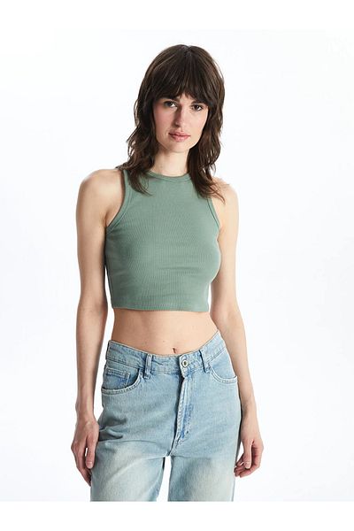 LC Waikiki LCW Vision Women's Crop Top - Crew Neck, L C M Sizes