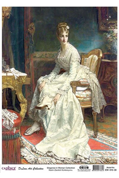 Cadence Ew 10 Kadın Zarafeti Koleksiyonu Pirinç Dekopaj 30x42