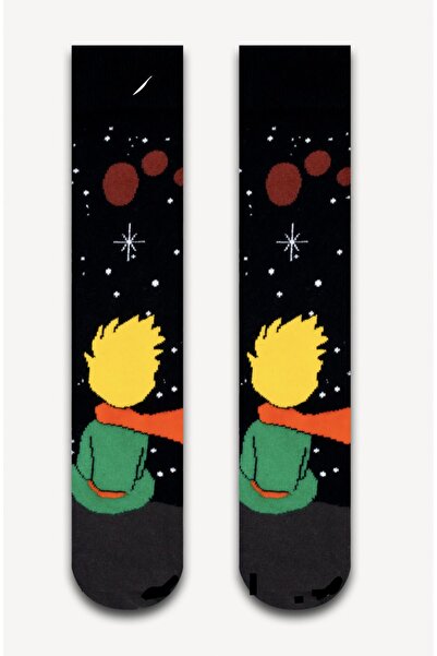 Tekstil dunyasi جوارب الأمير الصغير بنمط الكلية