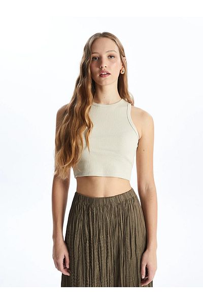 LC Waikiki Γυναικείο Crop Top LCW Vision - Crew Neck, μεγέθη L C M