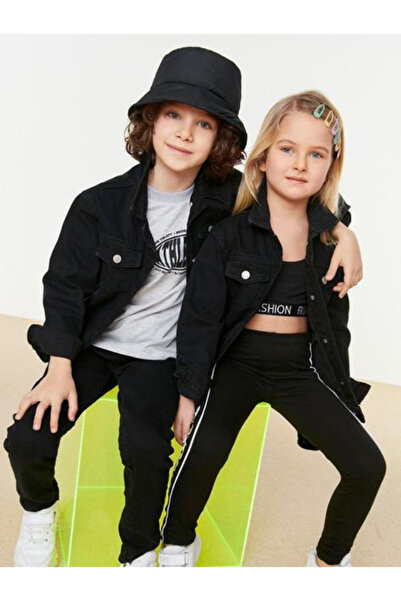 DENİZLİFE Unisex Çocuk Kot Ceket