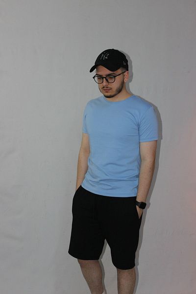 BEG COLLECTİON Ανδρικό μπλουζάκι γαλάζιο
