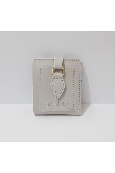renkli çiçekler Women's Wallet 12X10 cm Beige Color Women's Wallet