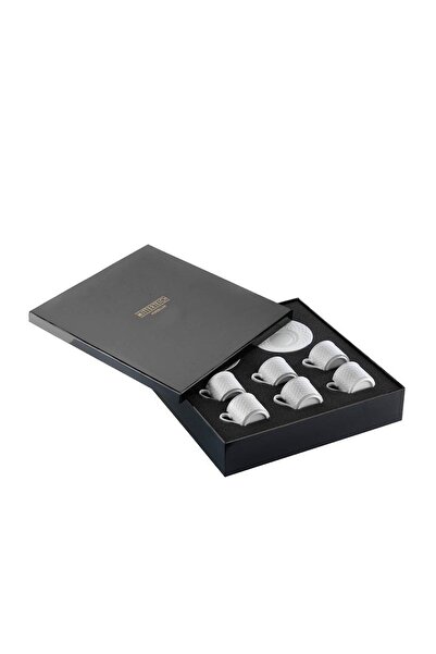 Kütahya Porselen Polo Altı Kişilik 12 Parça Kahve Fincan Takımı Pl12kt00