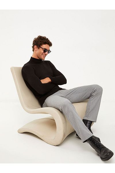 LC Waikiki Lcwaikiki Basic Turtleneck Long Sleeve Men's Knitwear Sweater (W2)