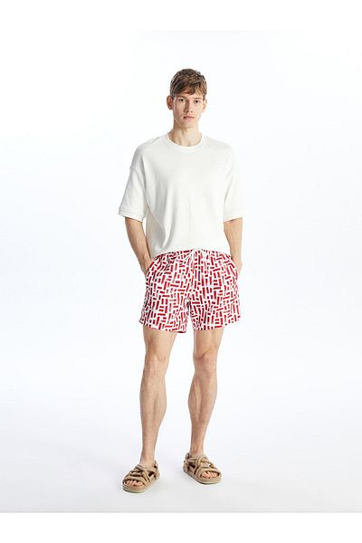 LC Waikiki Men's Patterned Short Length Sea Shorts