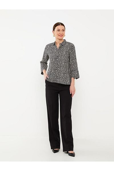 LC Waikiki Cămașă Dobby pentru femei cu model LCW Grace