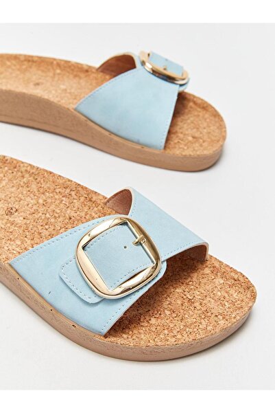 LC Waikiki Papuci de damă LCW STEPS cu aspect de piele intoarsa cu o singura curea