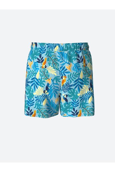 LC Waikiki Lcw Baby for Baby Boy - Pantaloni scurți de baie imprimați cu talie elastică