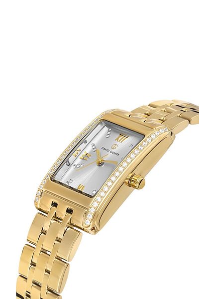 DAVID GUNER Brand Retro Square Women's Wristwatch