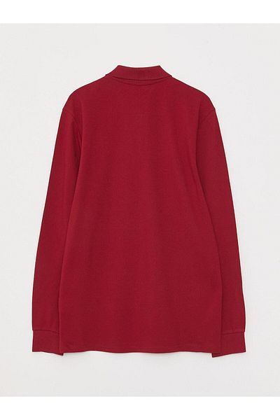 LC Waikiki Tricou LCWAIKIKI Basic Polo Gât cu mânecă lungă Pique pentru bărbați