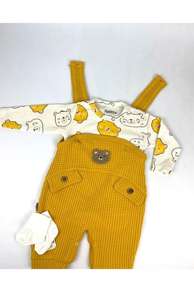 Bumbo Waffle Patterned Baby Rompers