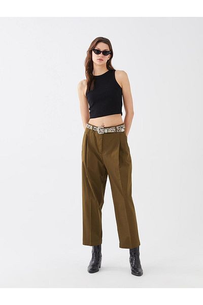 LC Waikiki Γυναικείο παντελόνι Gabardine Standard Fit LCW Vision