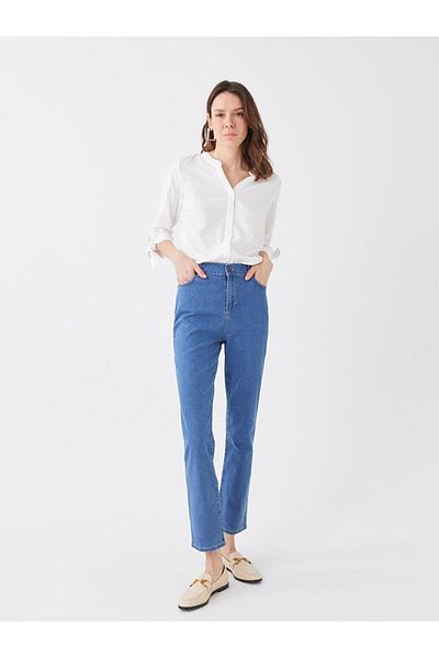 LC Waikiki LCWAIKIKI Basic Slim Fit Women's Jean Trousers