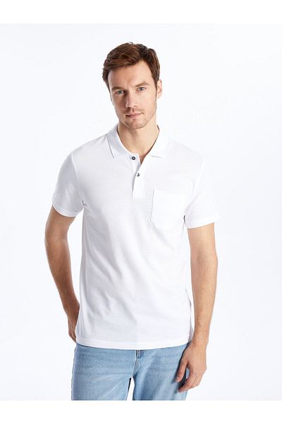 LC Waikiki Ανδρικό μπλουζάκι Polo με κοντό μανίκι Pique