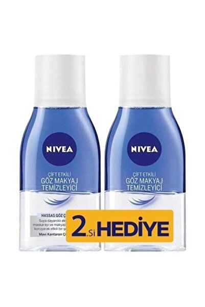 NIVEA Make Up Expert Hassas Çift Fazlı 125 Ml 2'li Paket Göz Makyaj Temizleyi...