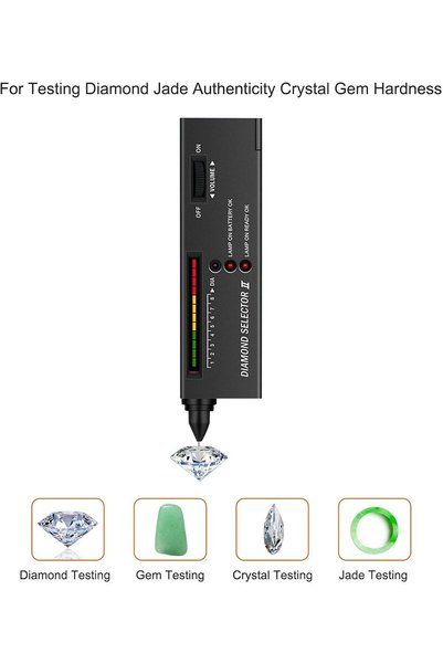 Genel Markalar Diamond Selector 2 Pırlanta Elmas Test Cihazı Taş Takı Test Aracı Değerli Taş Tespit Dedektörü