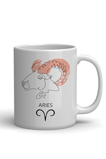 MapavriShop كوب مطبوع عليه علامة برج الحمل/كوب