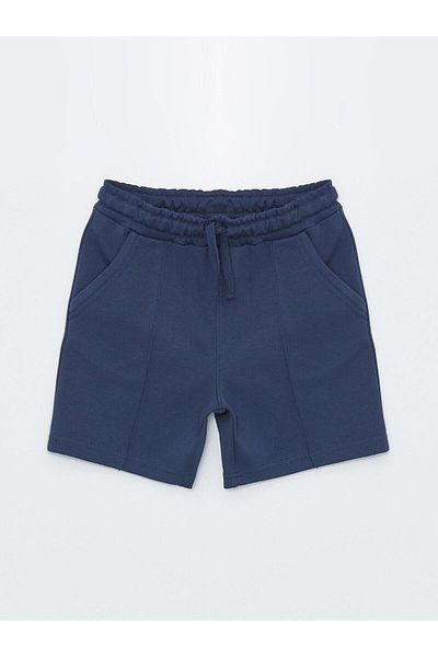 LC Waikiki LCW Kids - Pantaloni scurți de bază cu talie elastică pentru băiat
