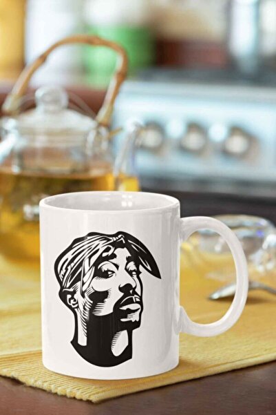 MapavriShop كوب مطبوع عليه صورة ظلية توباك