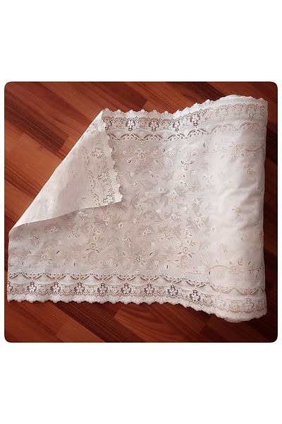 Style Meiwa Ιαπωνικό Pvc Δαντέλα Ράφι-ντουλάπι-συρτάρι-ρούνερ Κάλυμμα Αντιολισθητικό Μη κιτρίνισμα /en:50 Cm X5mt Cream20