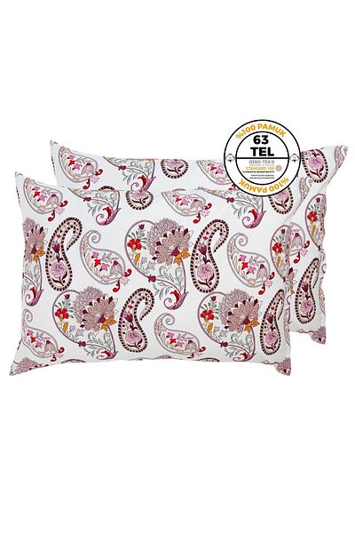 femmstore Femmhome Premium 2 Pieces Pillow Case - 100% Cotton, 50x70 Cm Ykwel002