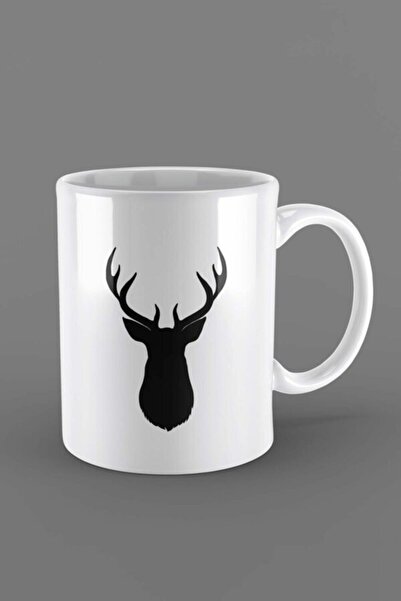 Piktorya كوب مطبوع عليه غزال