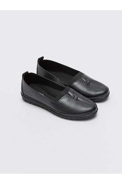 LC Waikiki Γυναικείες μπαλαρίνες LCW STEPS Leather Look