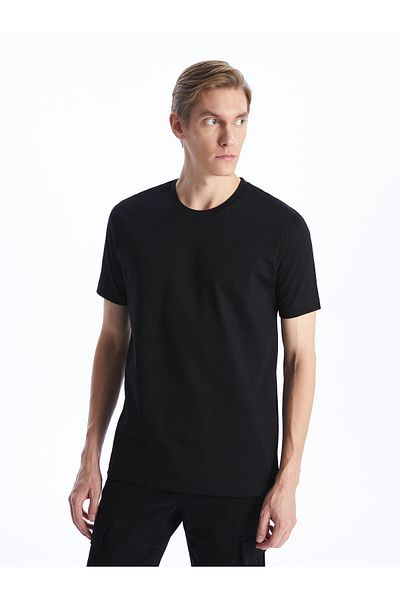 LC Waikiki Men's Crew Neck Short Sleeve Combed Cotton T-Shirt