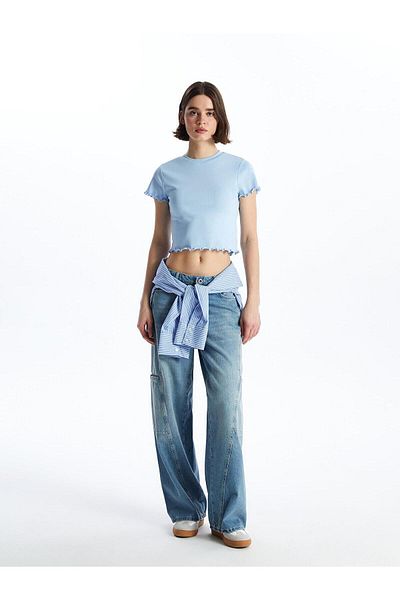 LC Waikiki Tricou XSIDE pentru damă - decolteu, mânecă scurtă