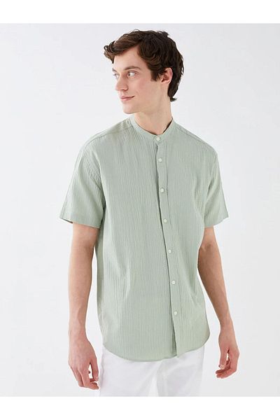 LC Waikiki Ανδρικό κοντομάνικο πουκάμισο Xside Comfortable Fit