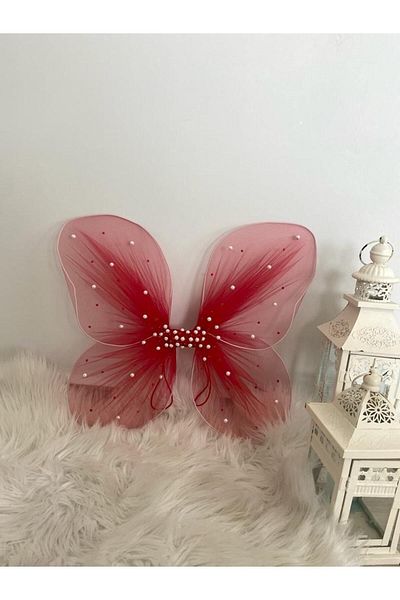 entrend Red Butterfly Wing Children's Costume