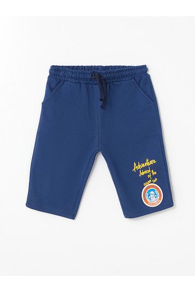 LC Waikiki Pantaloni scurți imprimați cu talie elastică LCW pentru bebeluși