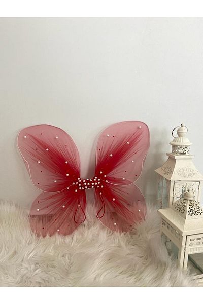 entrend Red Butterfly Wing Children's Costume