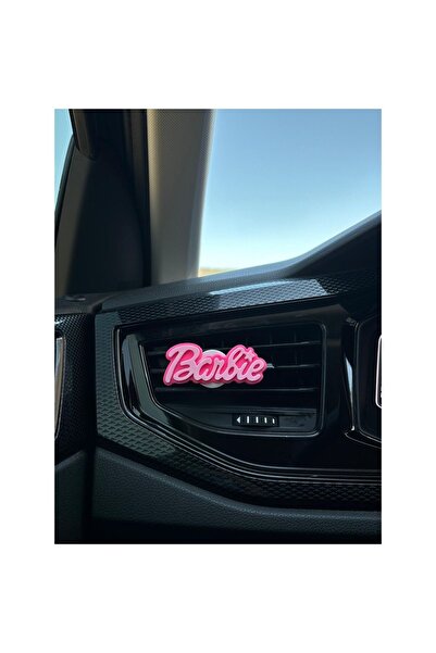 OTOMOR AKSESUAR Yazılı Kabartmalı Pembe Klima Kokusu