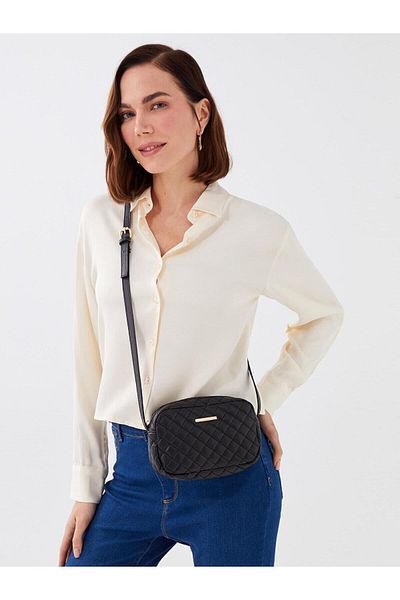 LC Waikiki Γυναικεία τσάντα χιαστί με καπιτονέ LCW ECO Leather Look